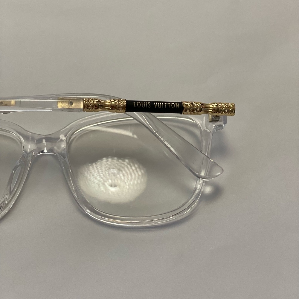 2184 Clear 49/15/140 Eyeglass Frame & Louis Vuitton Pouch - Picture 7 of 7